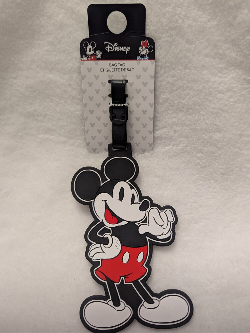 Disney Mickey Mouse Rubber Luggage Tag